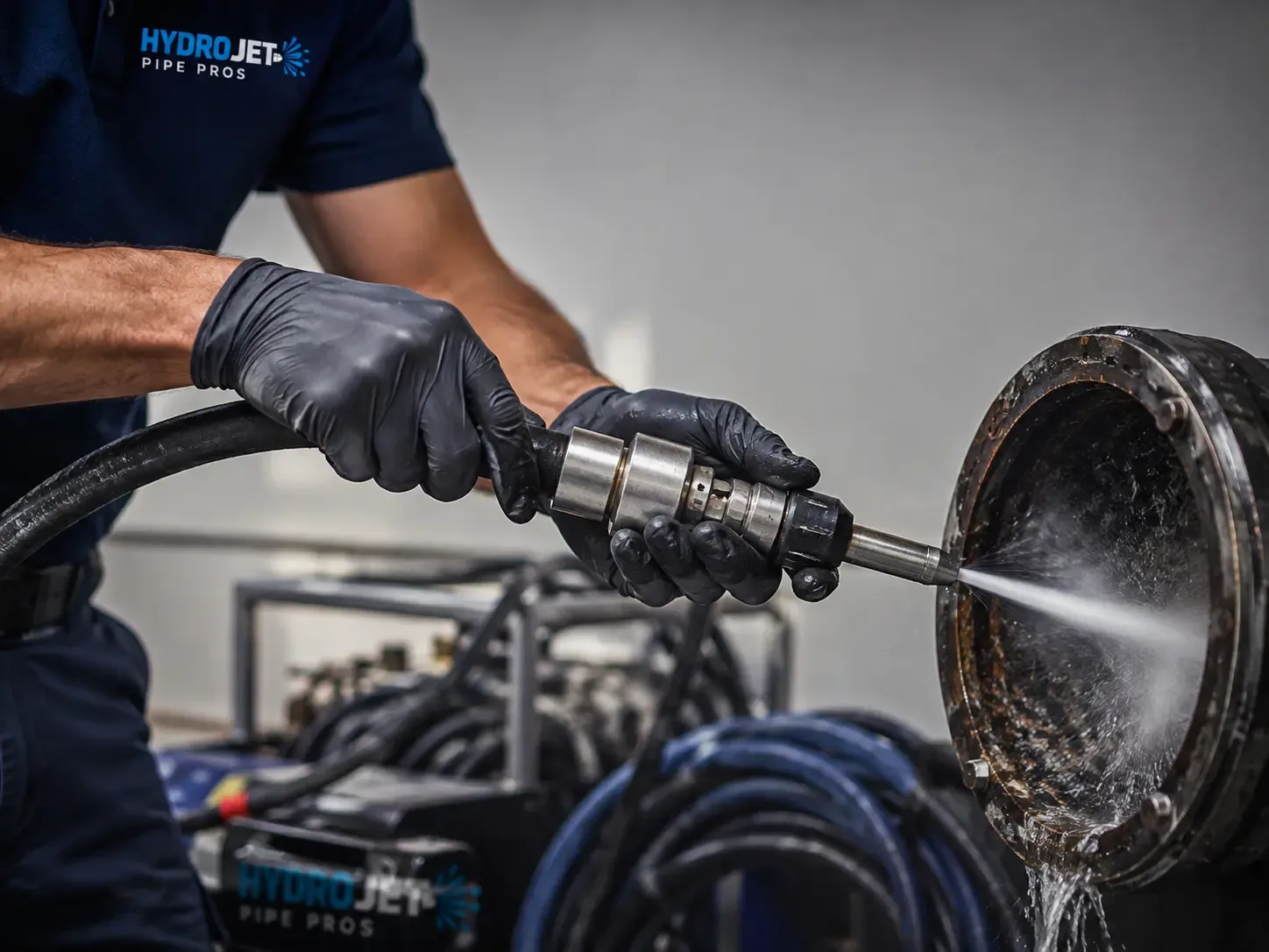 Hydro Jet Pipe Descaling in Rail Road Flat, CA